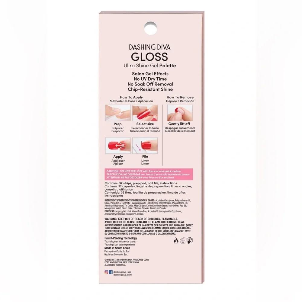 Dashing Diva Gloss Ultra Shine Gel Nail Stickers in Imperial Jasper New - Picture 4 of 6